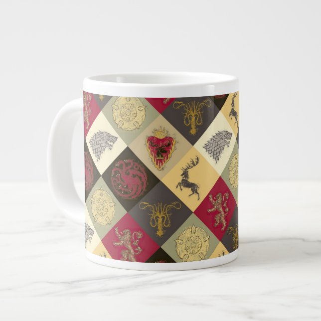 Game of Thrones Sigil Pattern Giant Coffee Mug (Front Left)