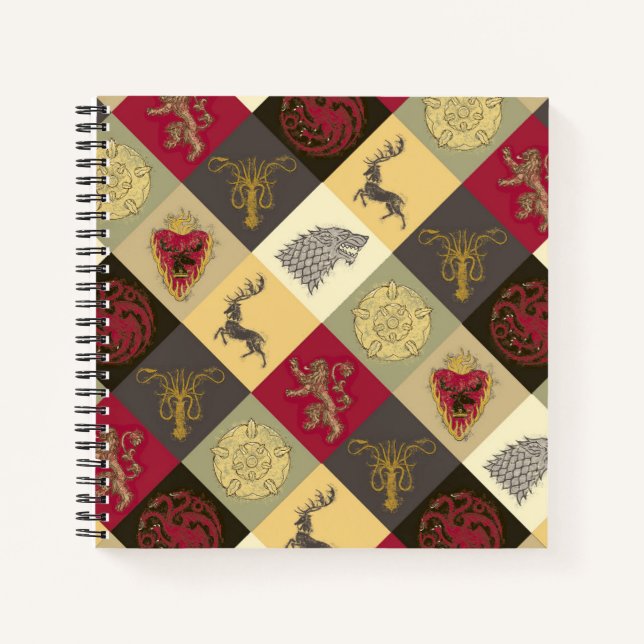Game of Thrones Sigil Pattern Notebook (Front)