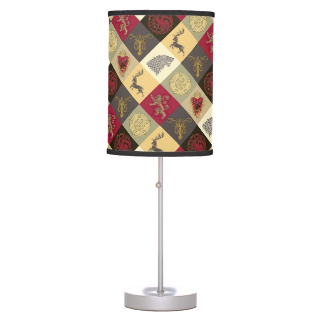 Game of Thrones Sigil Pattern Table Lamp (Front)