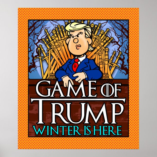 Game of Trump Winter is Here Poster (Front)