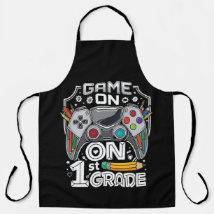 Game On 1st Grade Back to School Apron