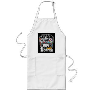 Game On 1st Grade Back to School Long Apron