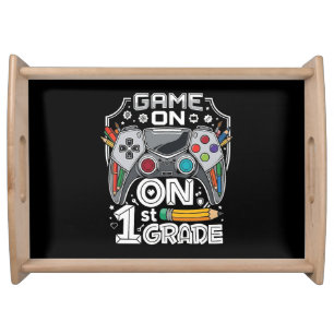 Game On 1st Grade Back to School Serving Tray