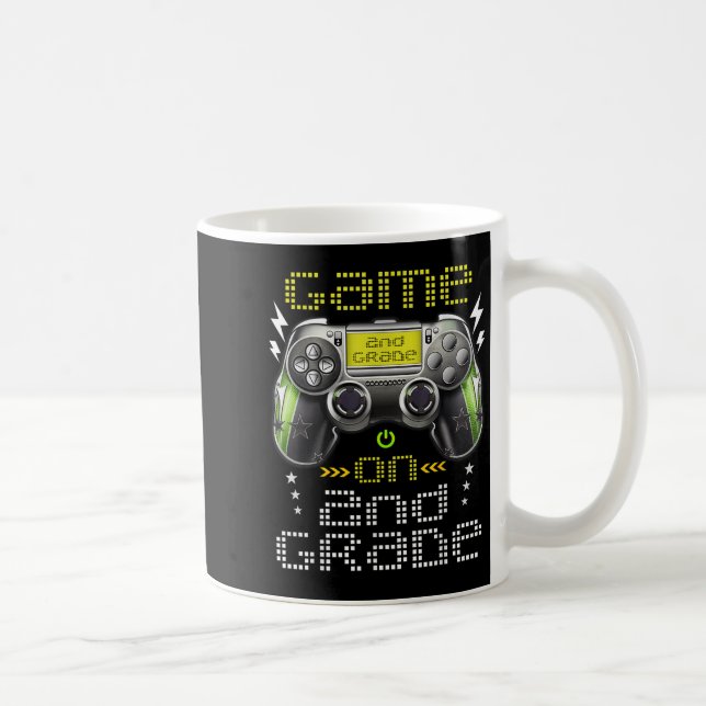 Game On 2nd Grade Back To School For Kids Girls Bo Coffee Mug (Right)