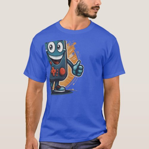 Game On 3D Remote Control Logo T_Shirt Designs