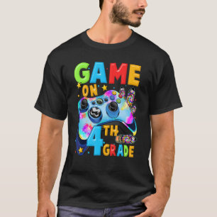 Game On 4th Grade Back To School Gamer Boys T-Shirt