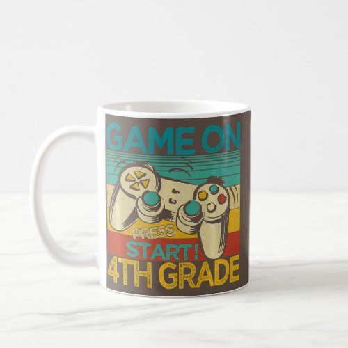 Game On 4th Grade Boys Back To School Teacher Coffee Mug