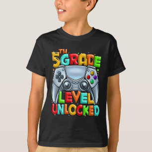 Game On 5th Grade Back To School 5th Grade Level U T-Shirt