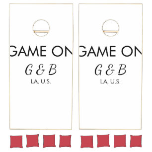 Game on add couple name wedding party place city g