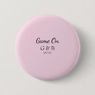 Game on add couple name wedding party place city g button