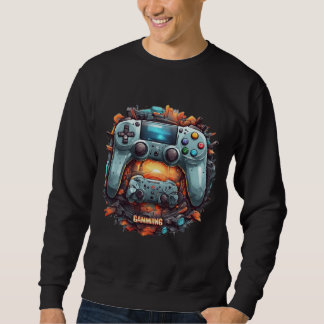 Game On: Badge Gaming T-Shirt Designs Sweatshirt