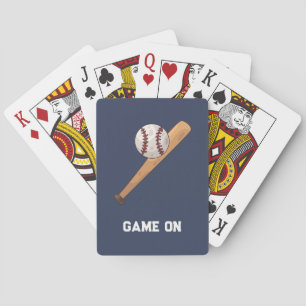Game on! Baseball theme Poker Cards