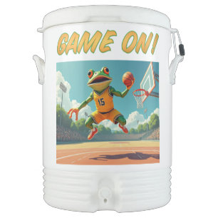 Game On Basketball Frog Igloo beverage cooler