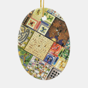 Game on! Board games Ceramic Ornament