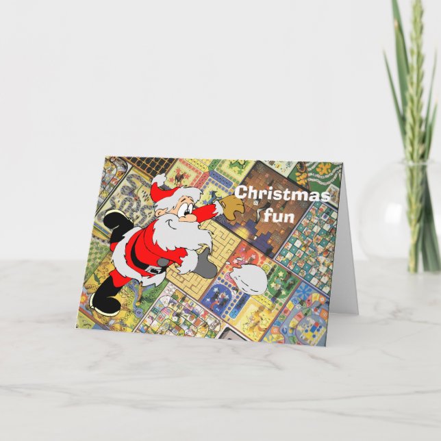 Game on!  Board games Holiday Card (Front)