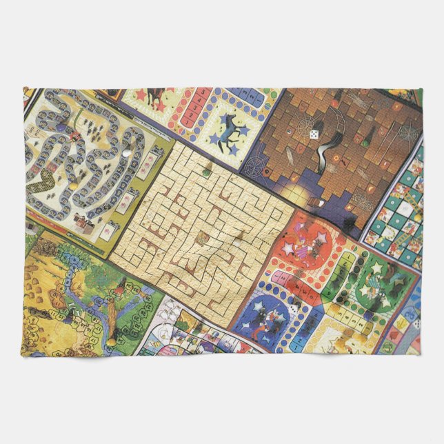 Game on!  Board games Towel (Horizontal)