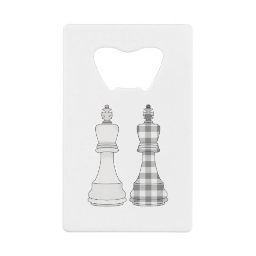 Game On Chess Credit Card Bottle Opener