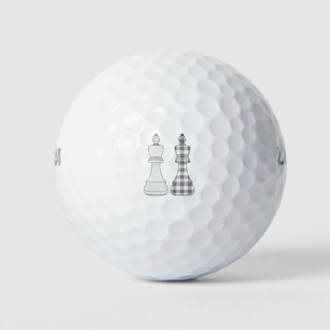 Game On Chess Golf Balls (Front)
