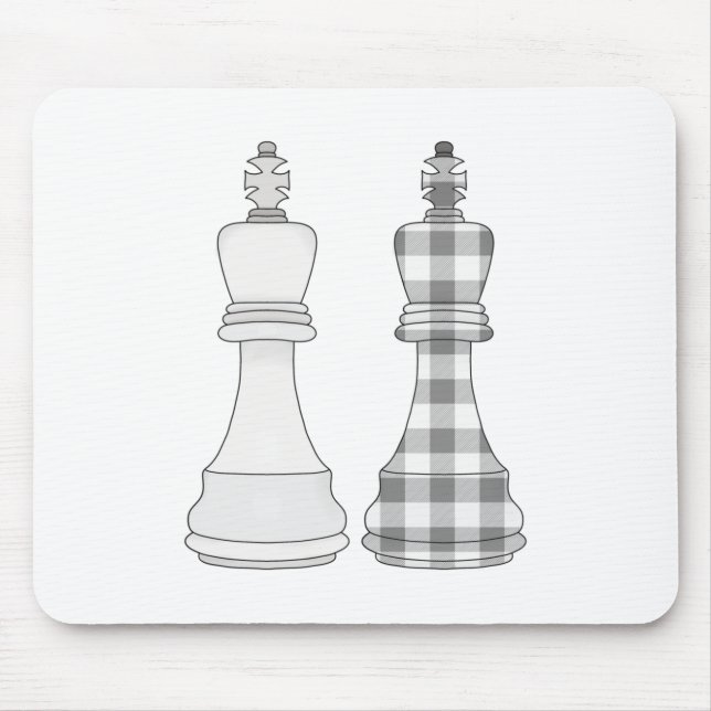 Game On Chess Mouse Pad (Front)