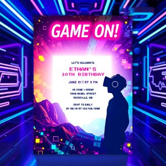 Game On for Kids & Gamers VR Birthday Party
