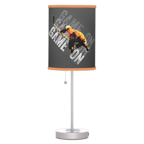 Game On Hockey Table Lamp