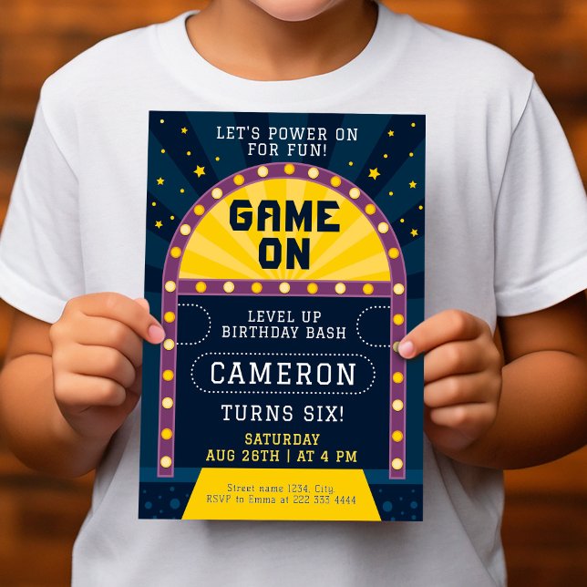 Game On Kids Birthday Card (Creator Uploaded)