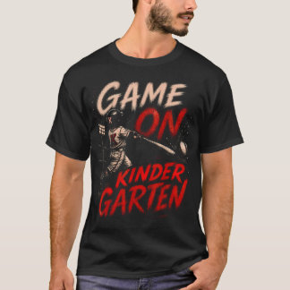 Game On Kindergarten Baseball Back To School T-Shirt