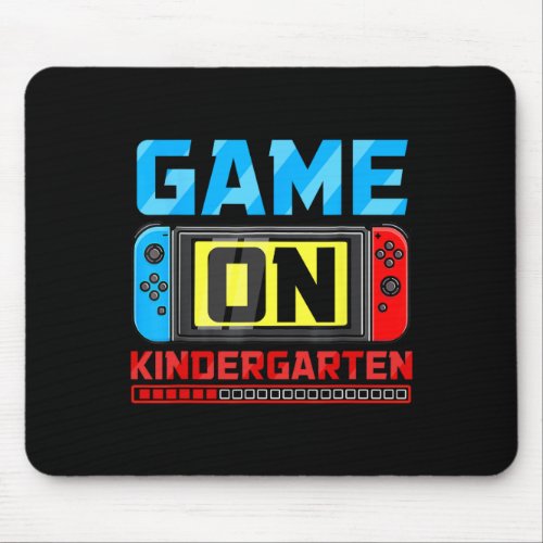 Game On Kindergarten Gamer Back To School First Da Mouse Pad