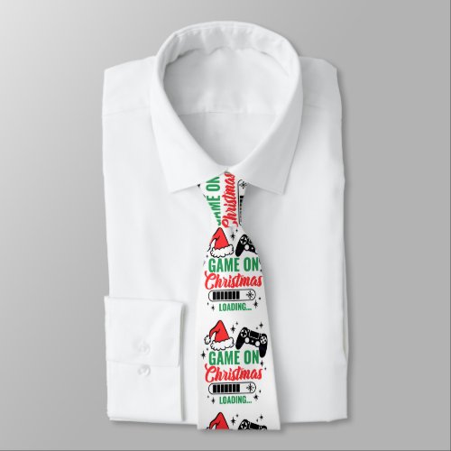 Game On Loading  Neck Tie