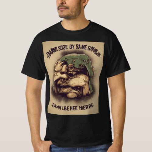 Game On Pause Hilarious Distressed T_Shirt Design