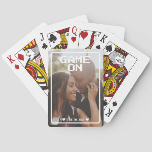 Game On Photo Personalized Poker Cards