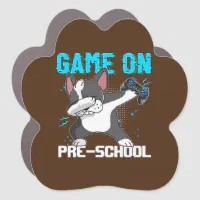 Game On Preschool French Bulldog Gaming Back To Sc Pet ID Tag