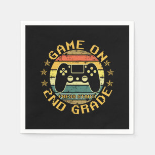 Game On Press Start 2nd Grade Back To School Napkins