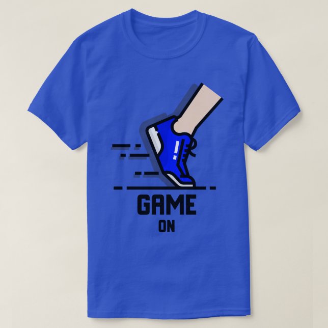 Game on running sneakers T-Shirt (Design Front)