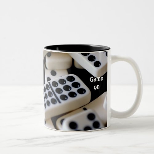 Game on Two_Tone coffee mug