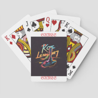  Game On! Unique Abstract Joystick Designs Poker Cards