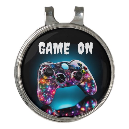 Game On Vibrant Hat Clip