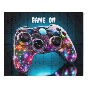 Game On Vibrant Remote  Jigsaw Puzzle