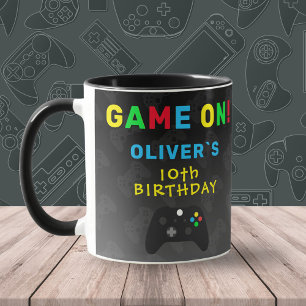 Game On Video Controller Gaming Birthday Mug