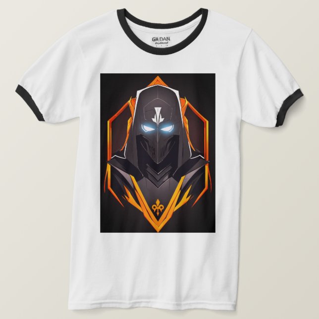 Game On with Style: Vector Ghost Silhouette Tee (Design Front)
