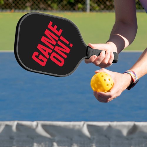 Game On Your Team Name Pickleball Paddle