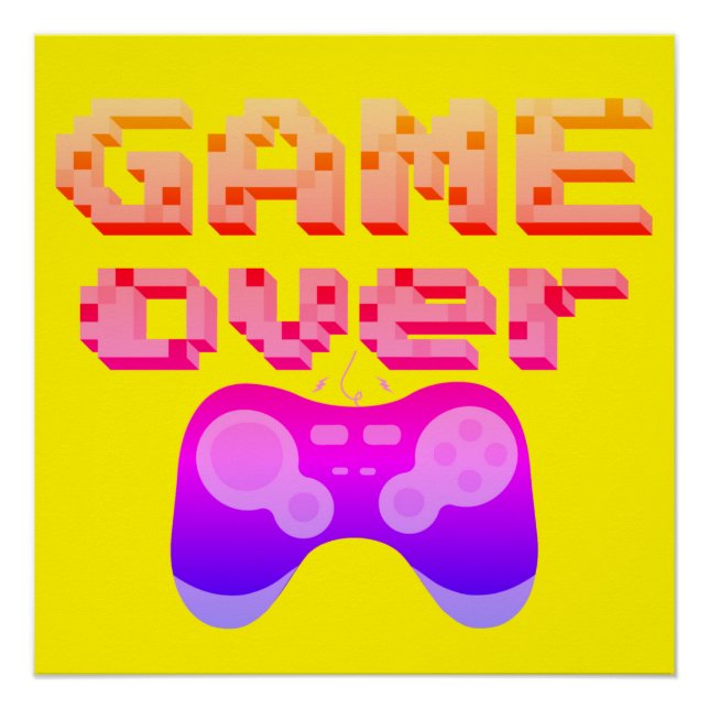 GAME OVER 4 POSTER (Front)