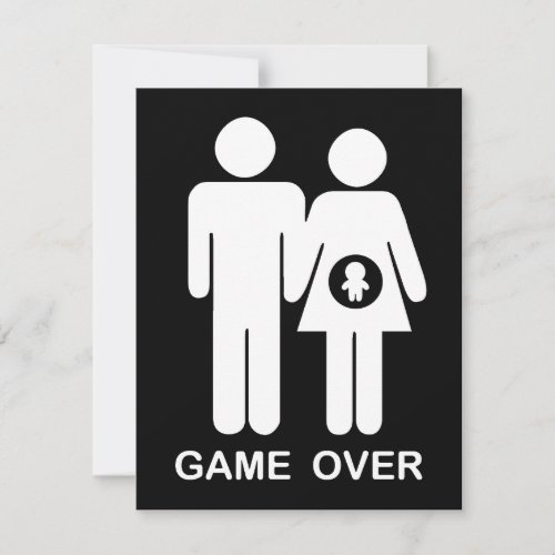 Game Over Personalized Invite