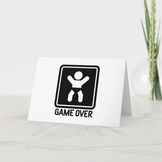 Game Over Baby Card (Front)