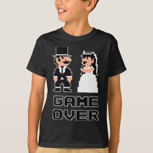 Game Over Bachelor Party Wedding Groomsman Humor G T-Shirt