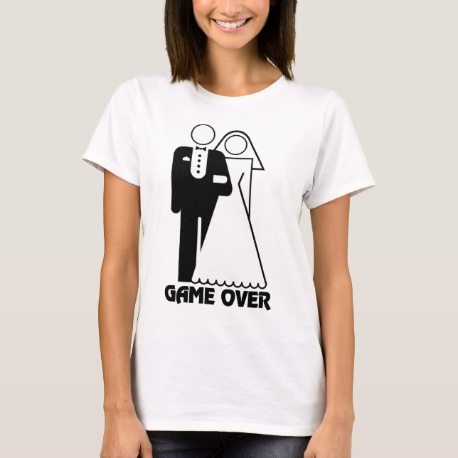 Game Over Bachelorette Party T-Shirt (Front)