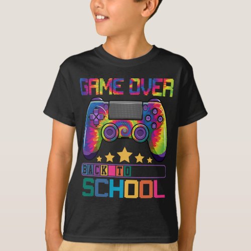 Game Over Back To School First Day Of School T_Shirt