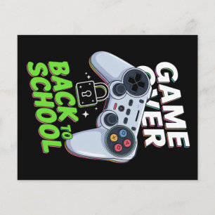 Game Over Back To School Funny First Day School Flyer