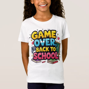 Game Over Back to School T-Shirt Funny Gamer
