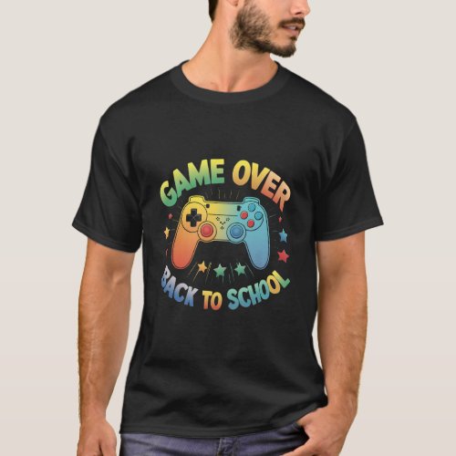 Game Over Back to School Vibrant T_Shirt